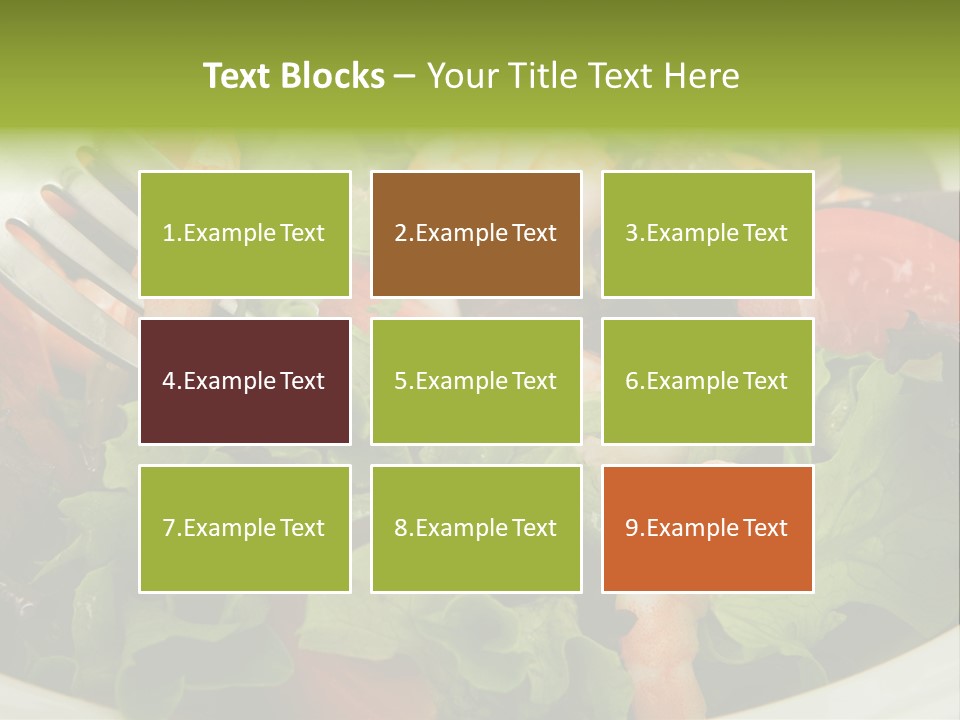 Lunch Eating Isolated PowerPoint Template