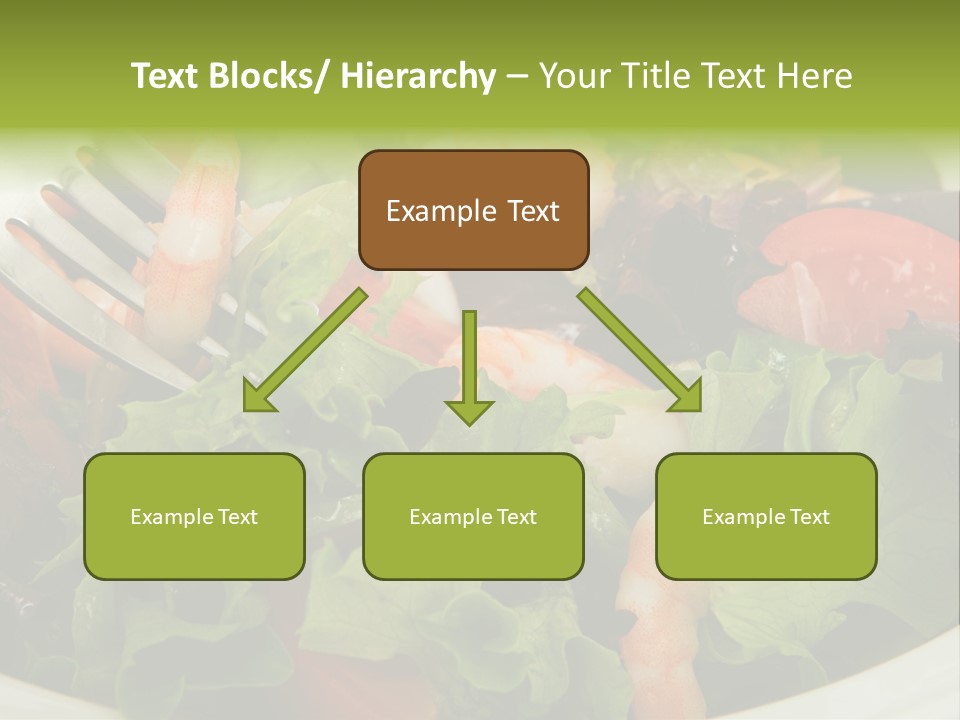 Lunch Eating Isolated PowerPoint Template
