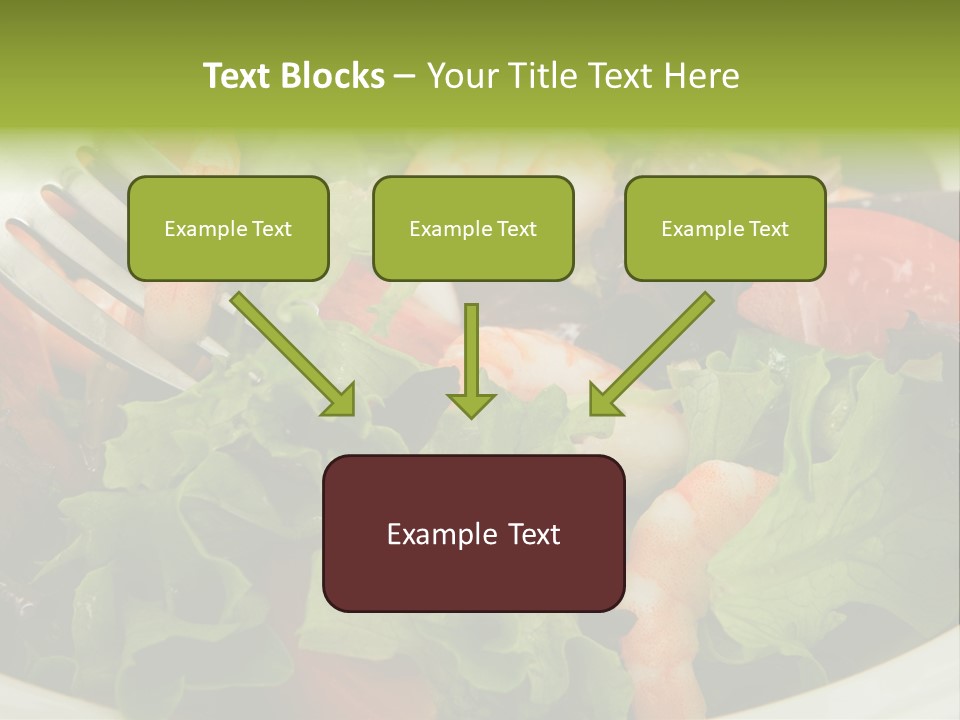 Lunch Eating Isolated PowerPoint Template