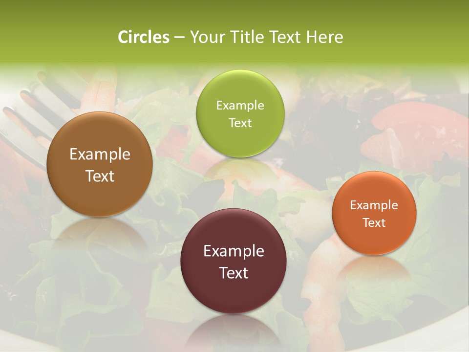 Lunch Eating Isolated PowerPoint Template