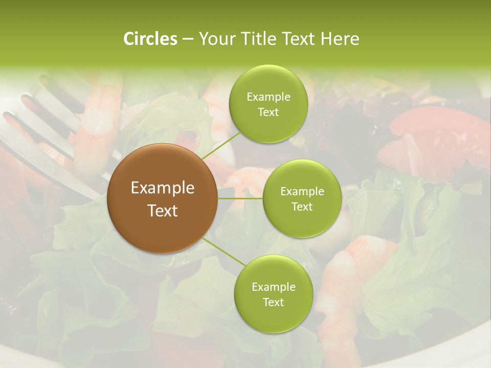 Lunch Eating Isolated PowerPoint Template