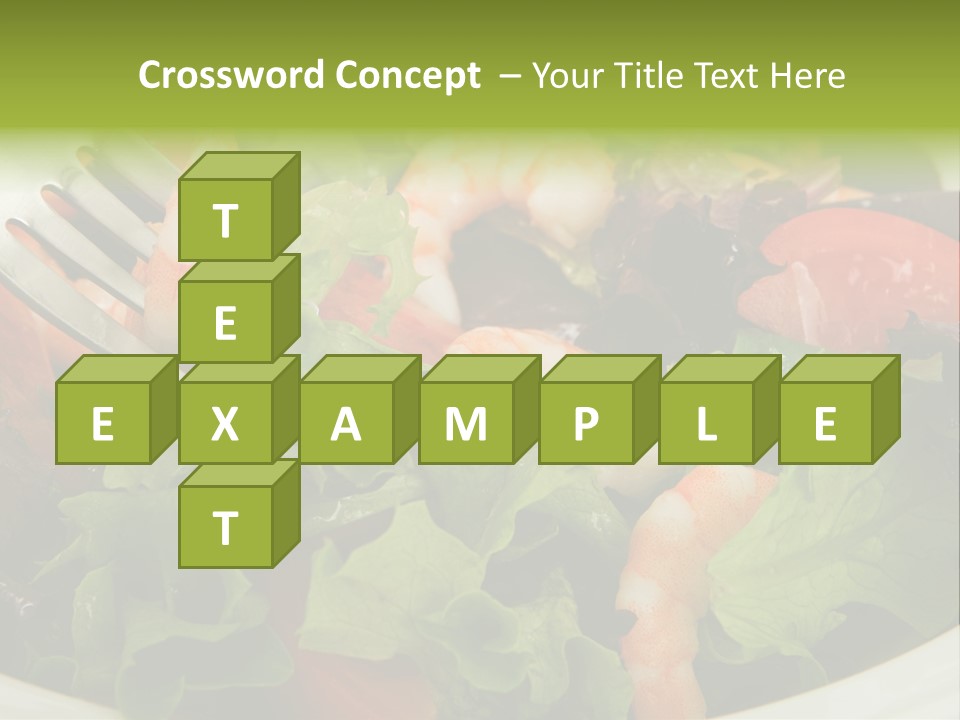 Lunch Eating Isolated PowerPoint Template