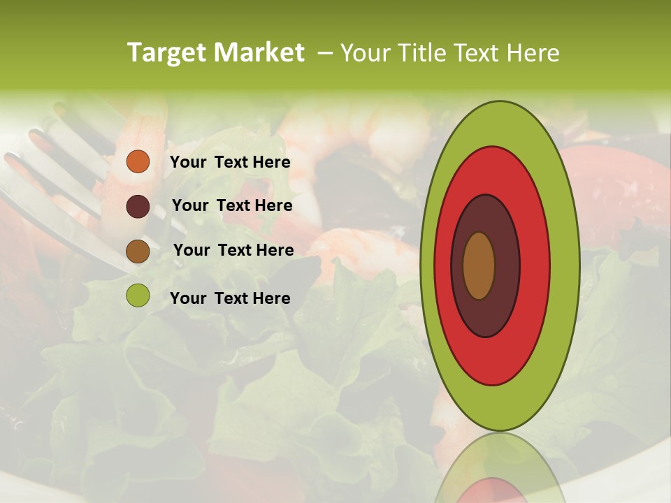 Lunch Eating Isolated PowerPoint Template