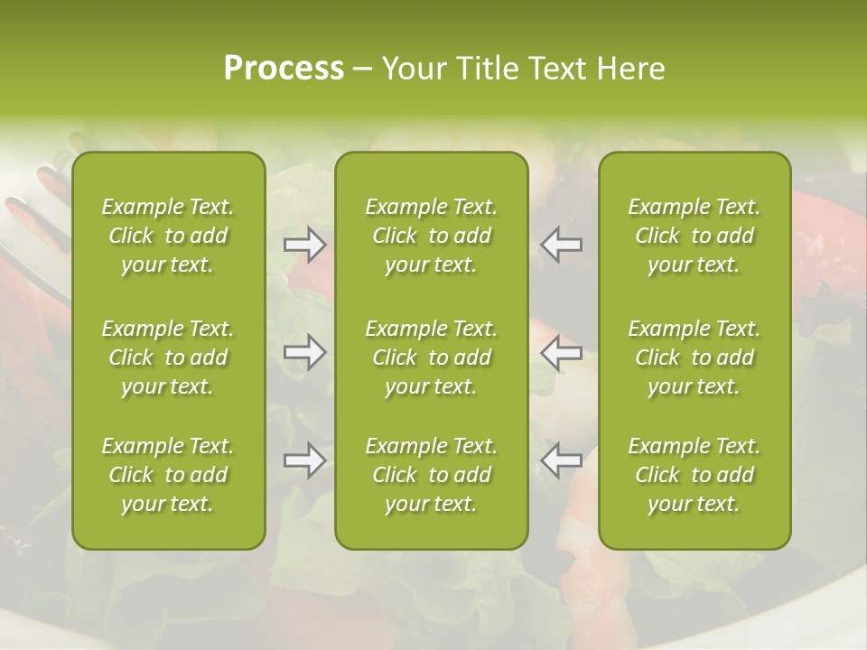 Lunch Eating Isolated PowerPoint Template