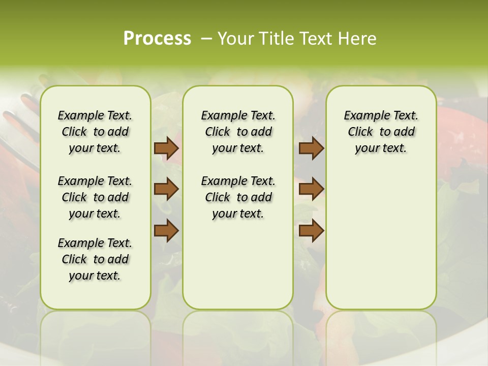 Lunch Eating Isolated PowerPoint Template