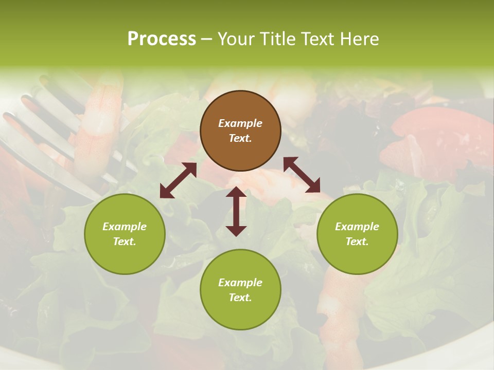 Lunch Eating Isolated PowerPoint Template