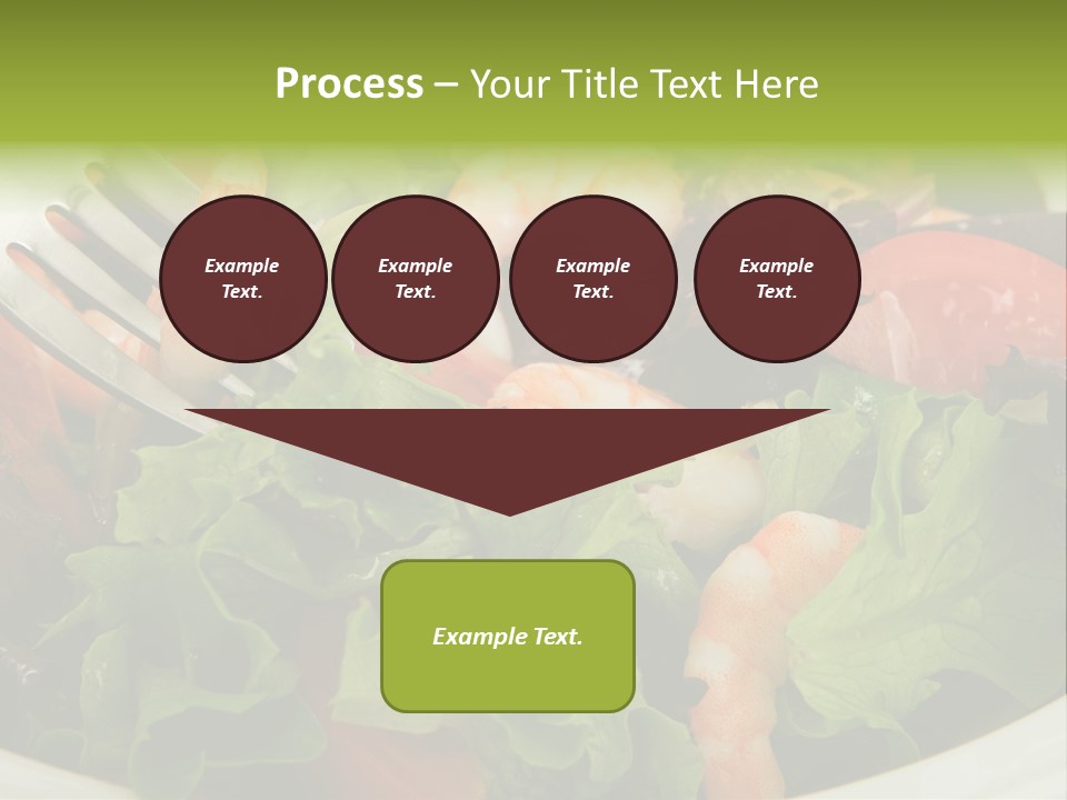 Lunch Eating Isolated PowerPoint Template