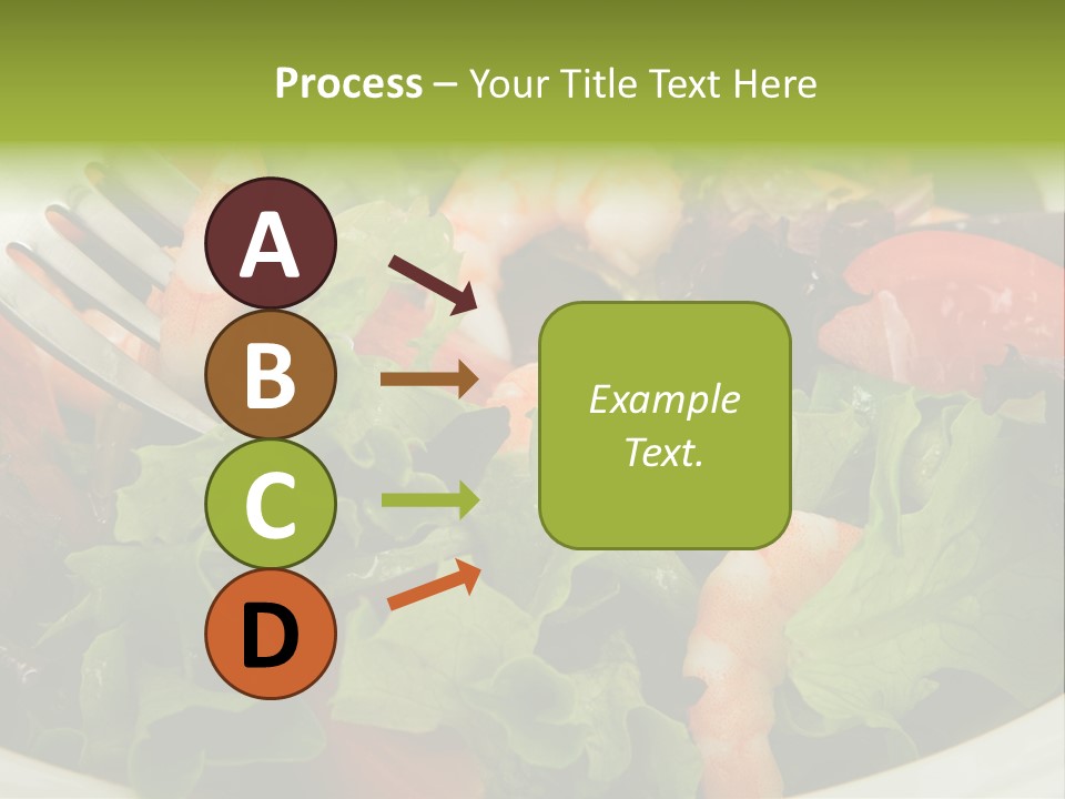 Lunch Eating Isolated PowerPoint Template