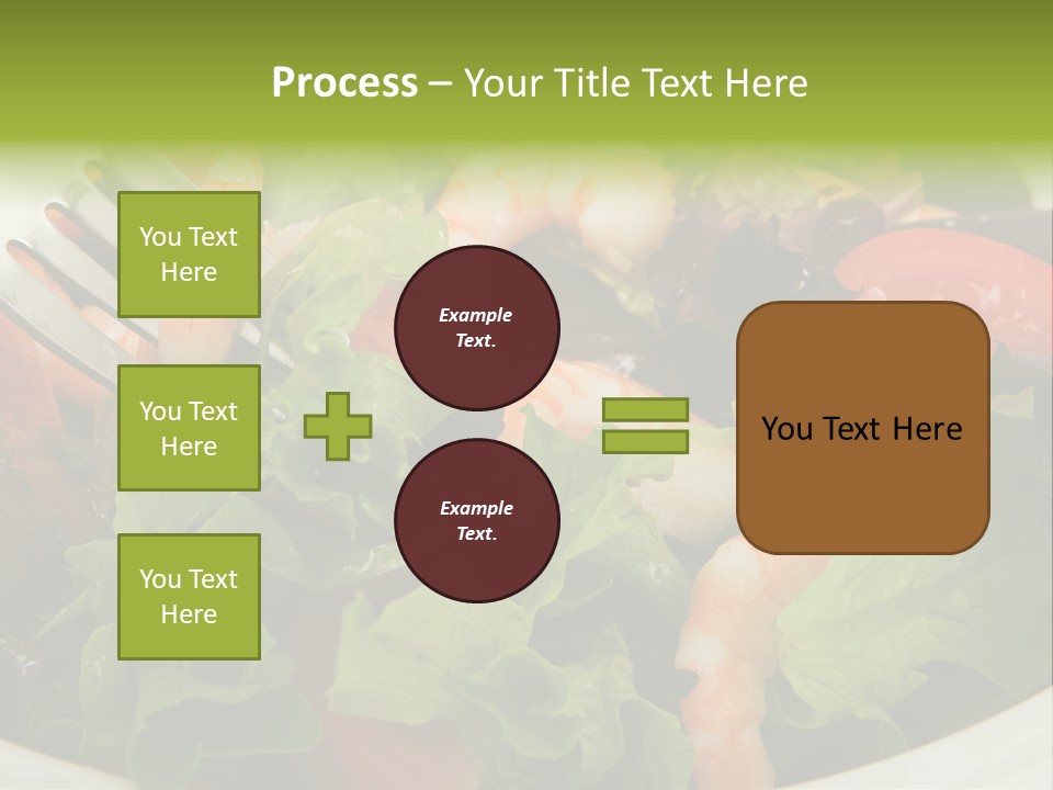 Lunch Eating Isolated PowerPoint Template