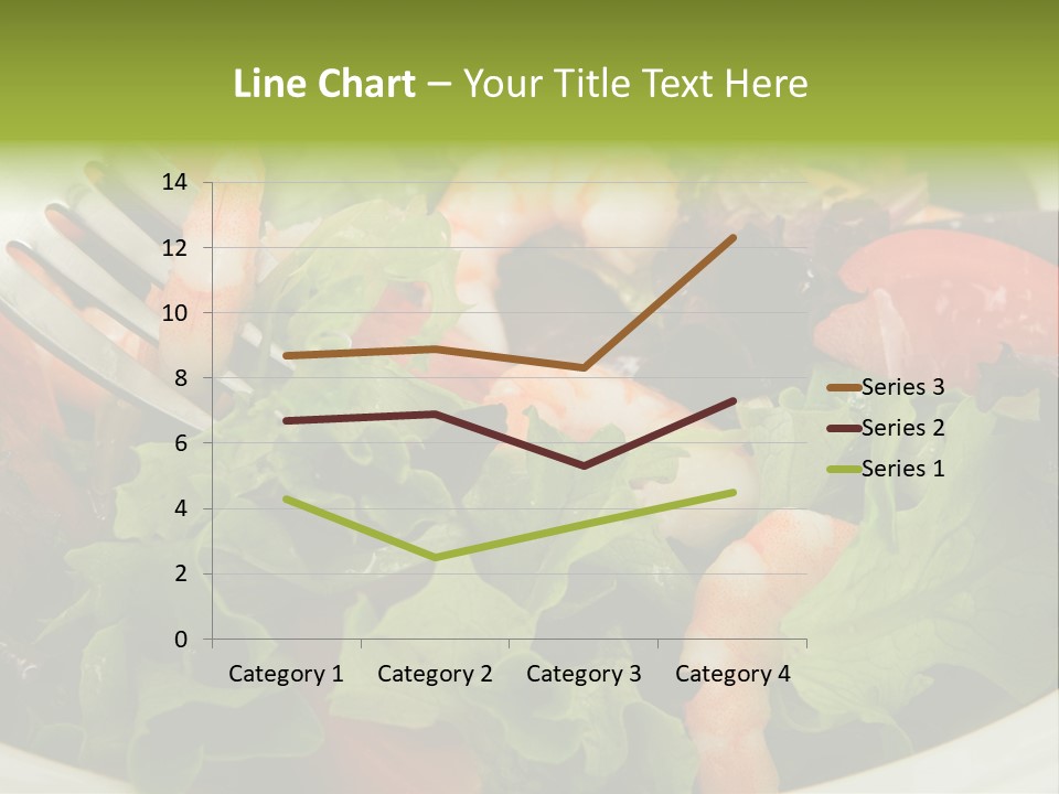 Lunch Eating Isolated PowerPoint Template