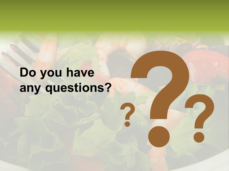 Lunch Eating Isolated PowerPoint Template