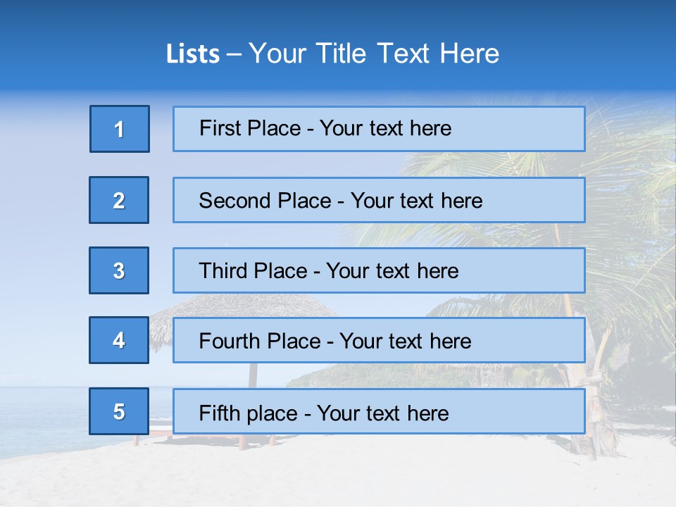 Paradise Beach Coast PowerPoint Template