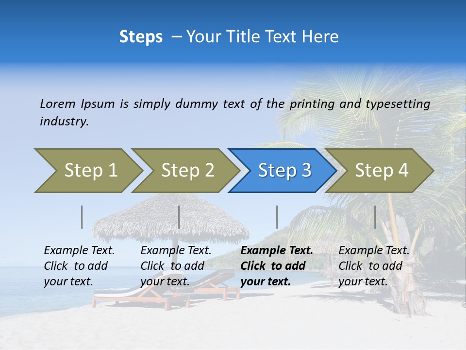 Paradise Beach Coast PowerPoint Template