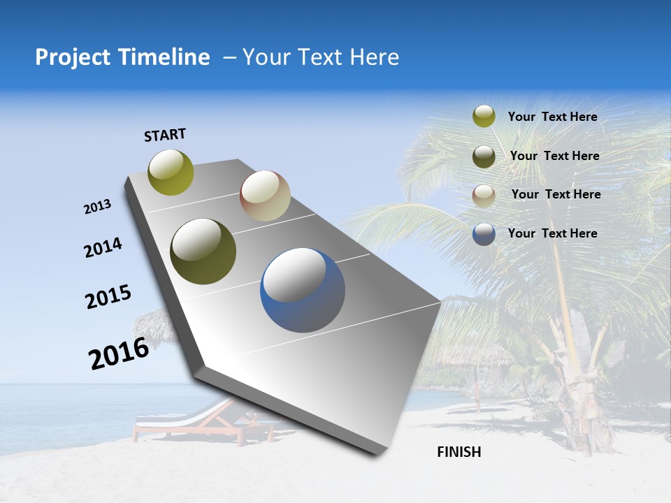 Paradise Beach Coast PowerPoint Template