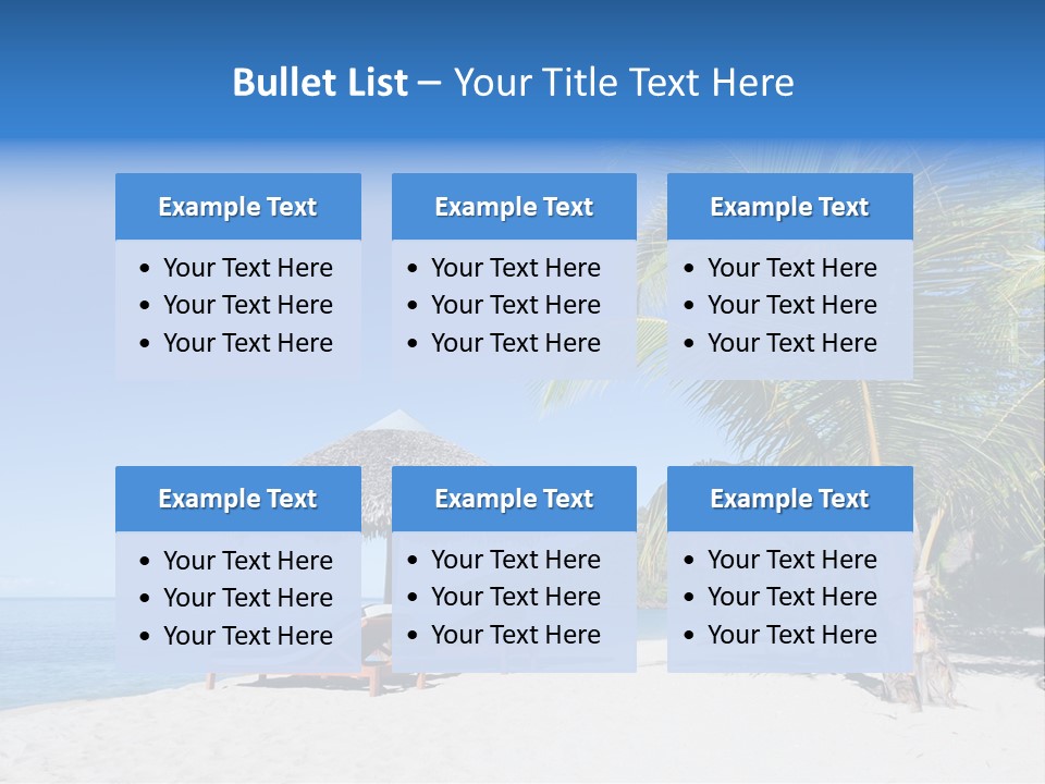 Paradise Beach Coast PowerPoint Template