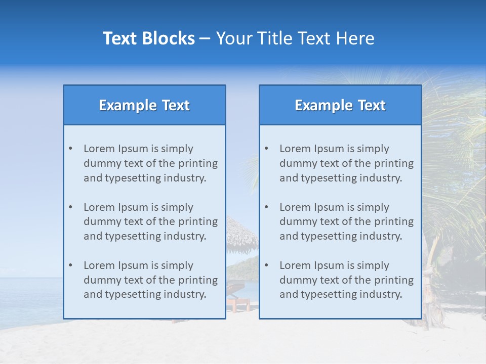 Paradise Beach Coast PowerPoint Template