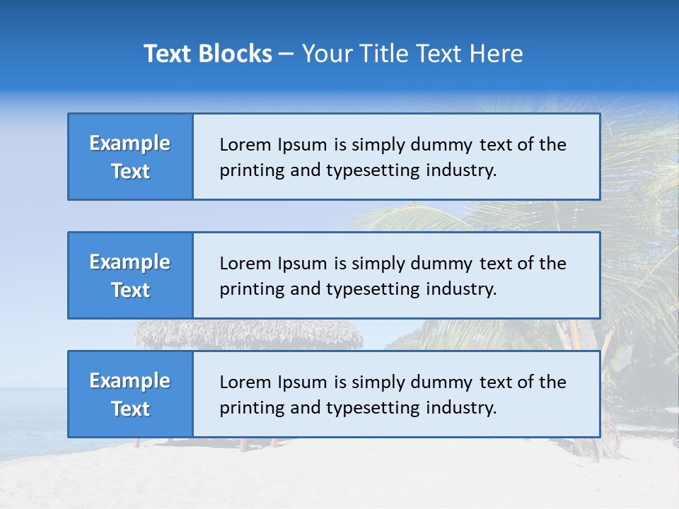 Paradise Beach Coast PowerPoint Template