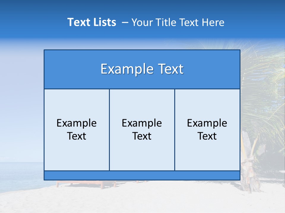 Paradise Beach Coast PowerPoint Template