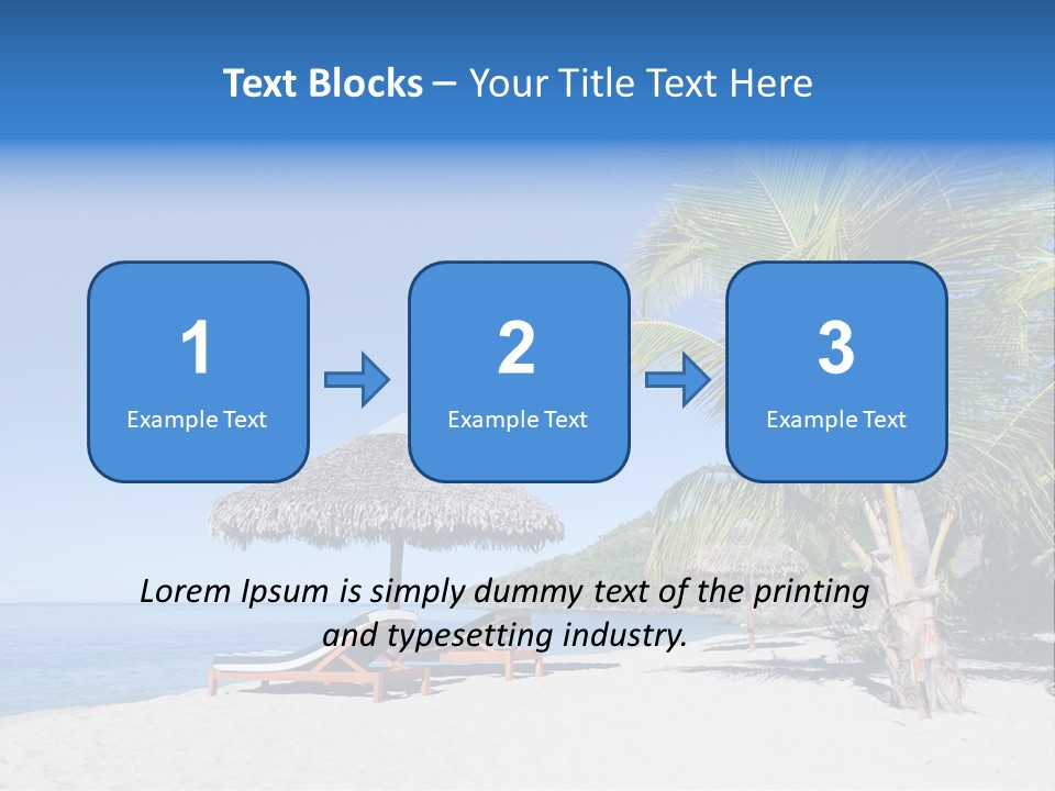 Paradise Beach Coast PowerPoint Template