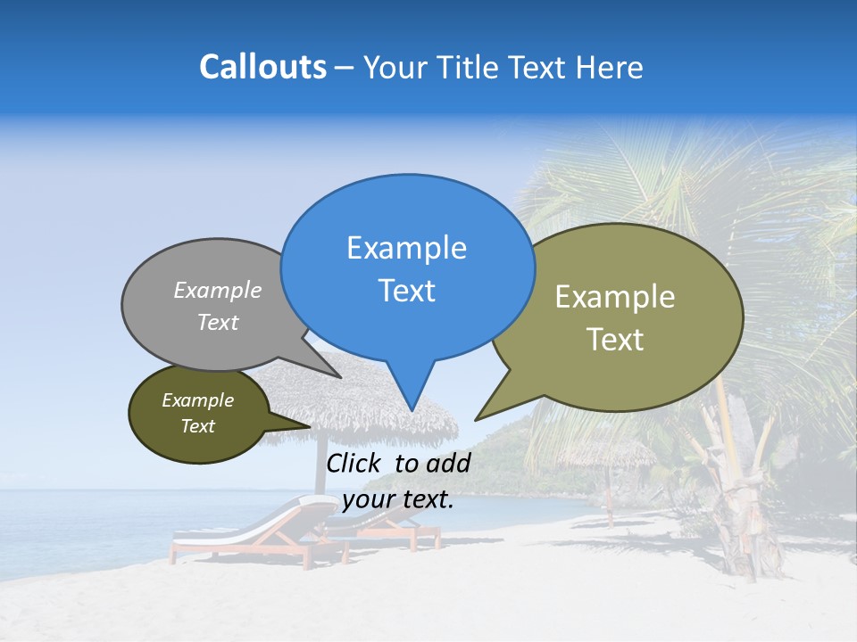 Paradise Beach Coast PowerPoint Template