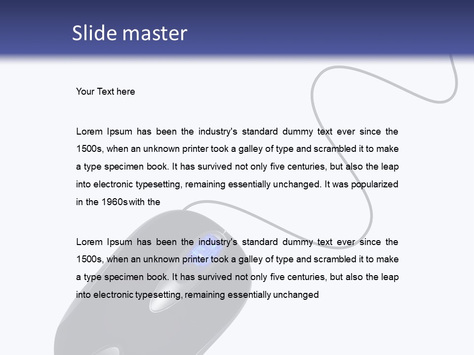 Background Electronic Manipulator PowerPoint Template