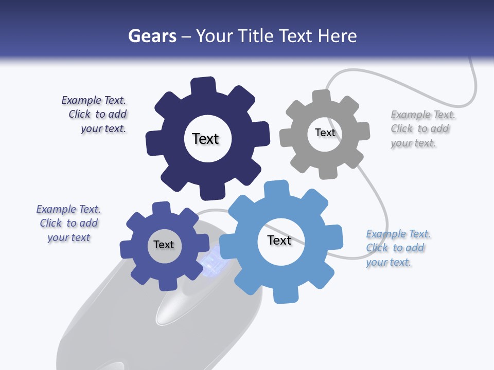 Background Electronic Manipulator PowerPoint Template