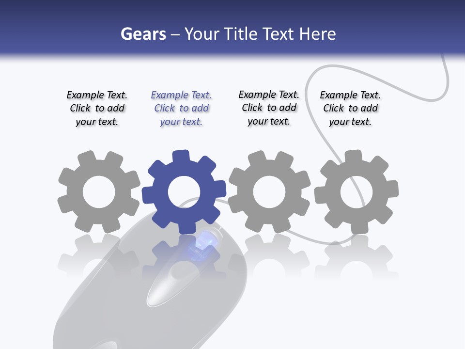 Background Electronic Manipulator PowerPoint Template