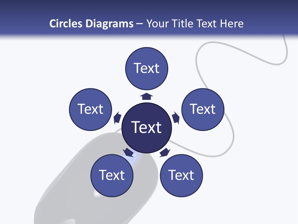 Background Electronic Manipulator PowerPoint Template