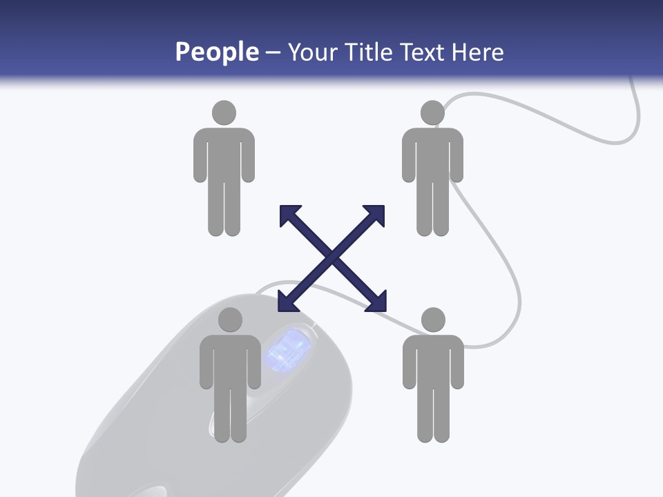 Background Electronic Manipulator PowerPoint Template