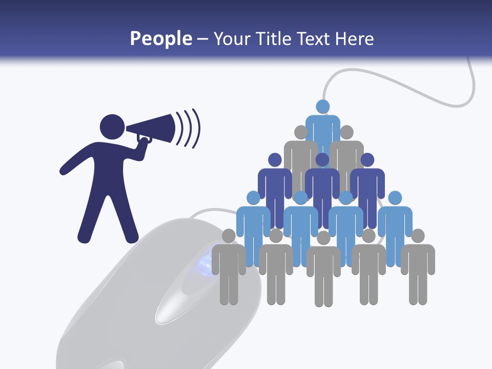 Background Electronic Manipulator PowerPoint Template