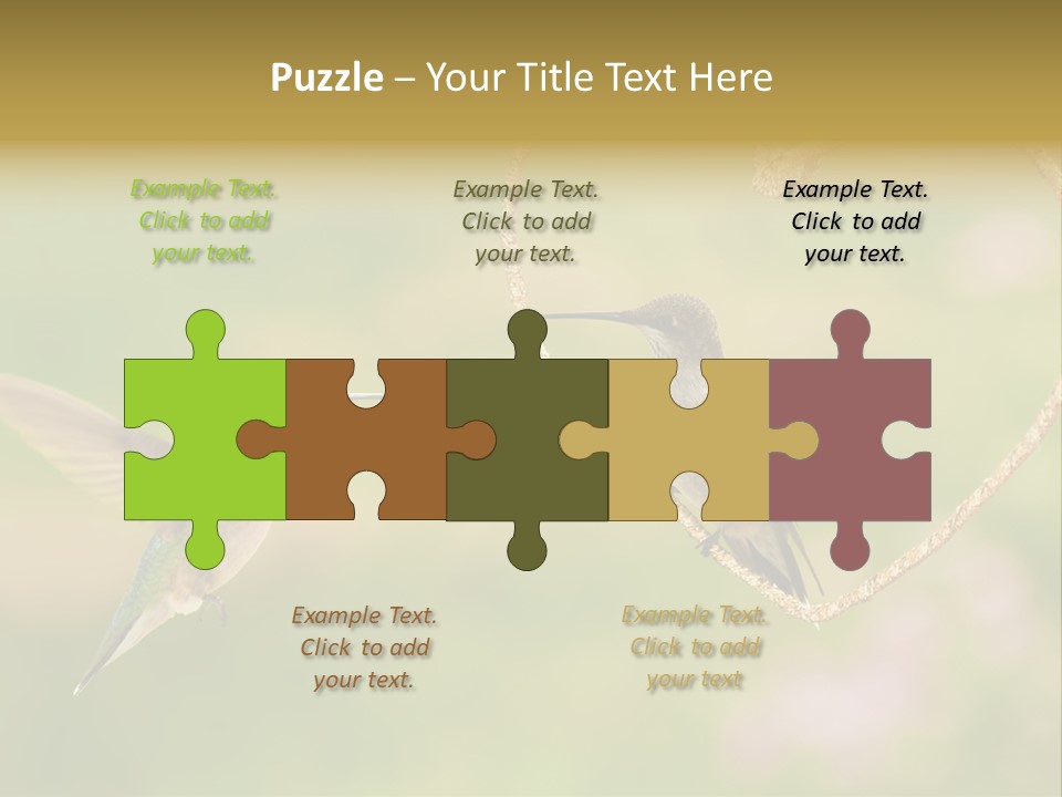 Beautiful Cute Sky PowerPoint Template