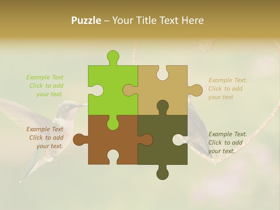 Beautiful Cute Sky PowerPoint Template