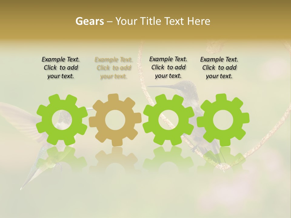 Beautiful Cute Sky PowerPoint Template