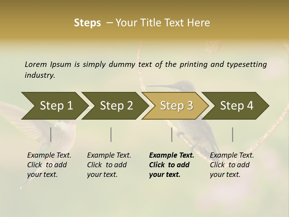Beautiful Cute Sky PowerPoint Template