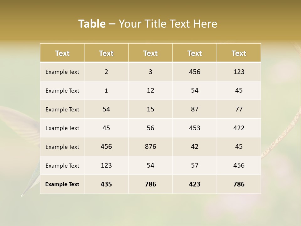 Beautiful Cute Sky PowerPoint Template