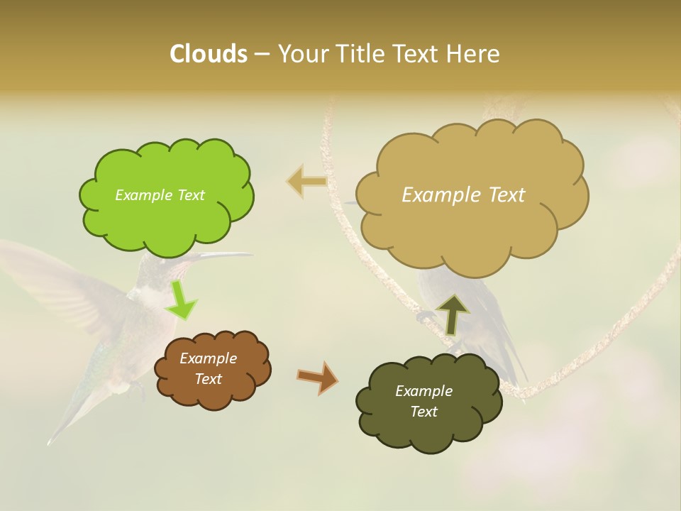 Beautiful Cute Sky PowerPoint Template
