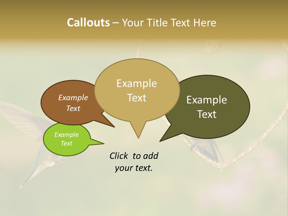 Beautiful Cute Sky PowerPoint Template