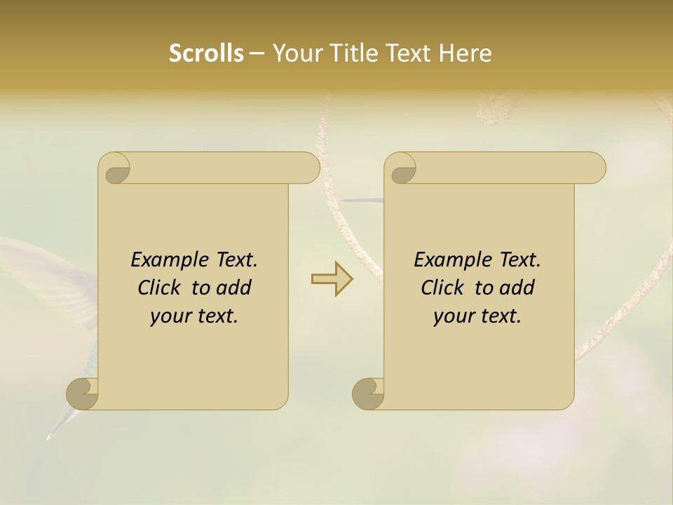 Beautiful Cute Sky PowerPoint Template