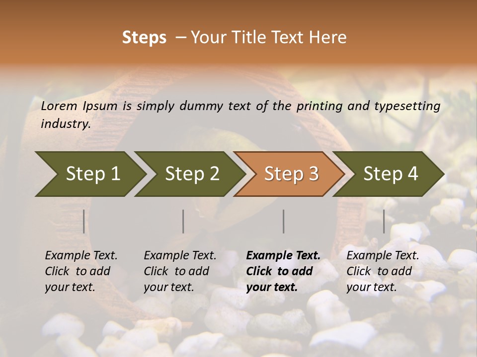 Yellow Fish Cichlid PowerPoint Template