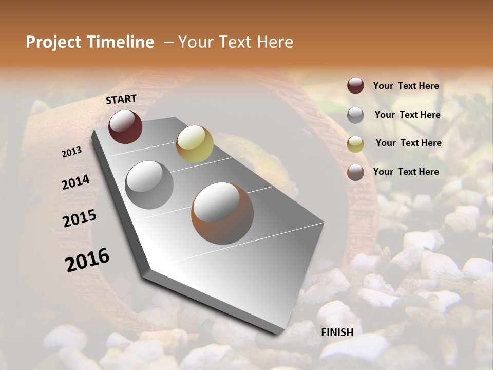 Yellow Fish Cichlid PowerPoint Template
