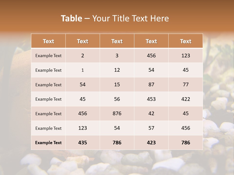 Yellow Fish Cichlid PowerPoint Template