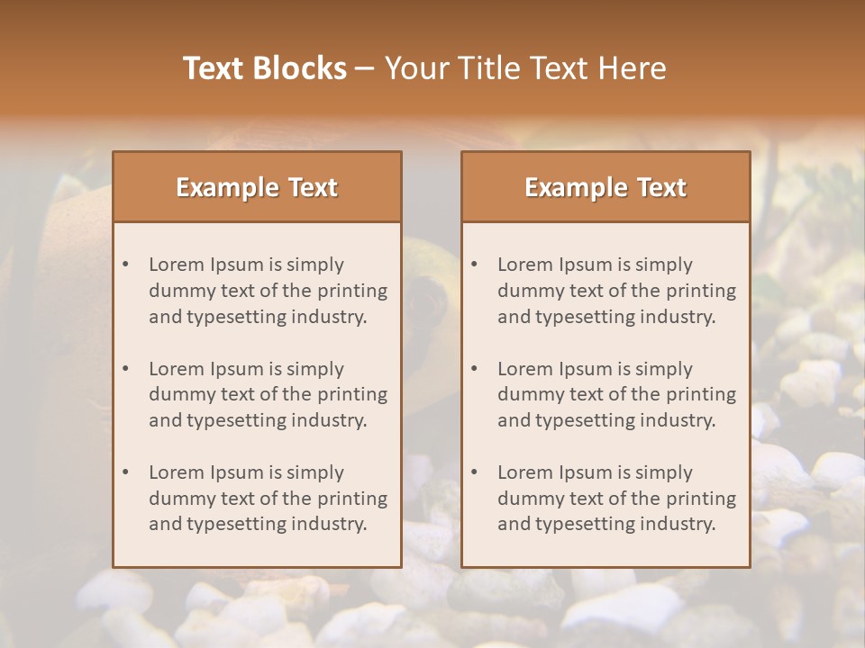 Yellow Fish Cichlid PowerPoint Template