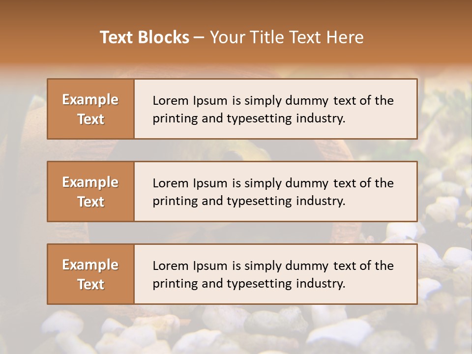 Yellow Fish Cichlid PowerPoint Template