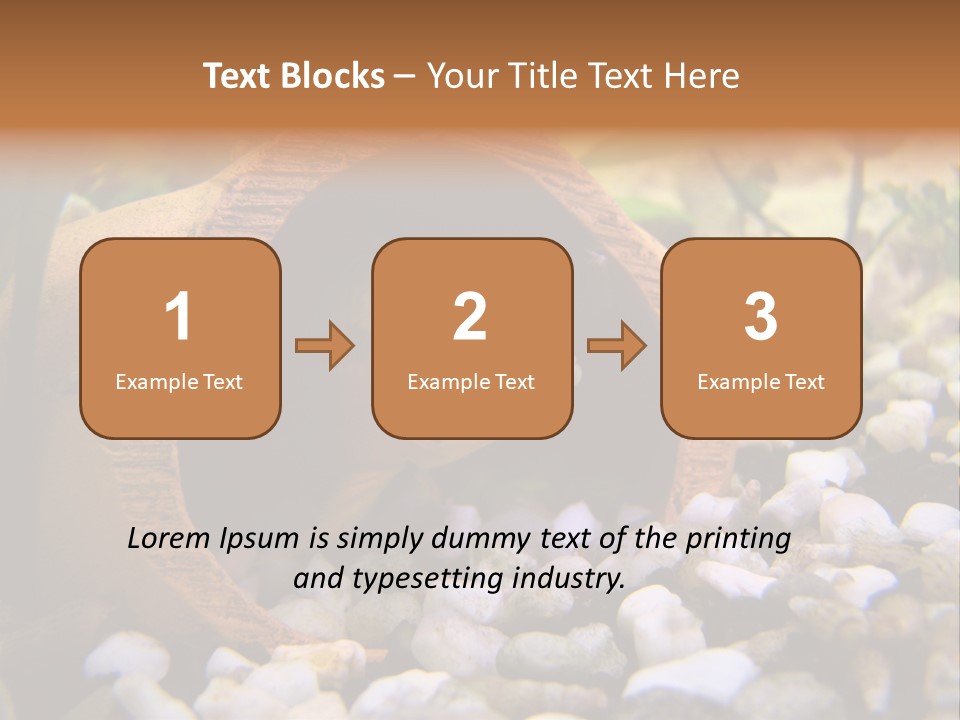 Yellow Fish Cichlid PowerPoint Template