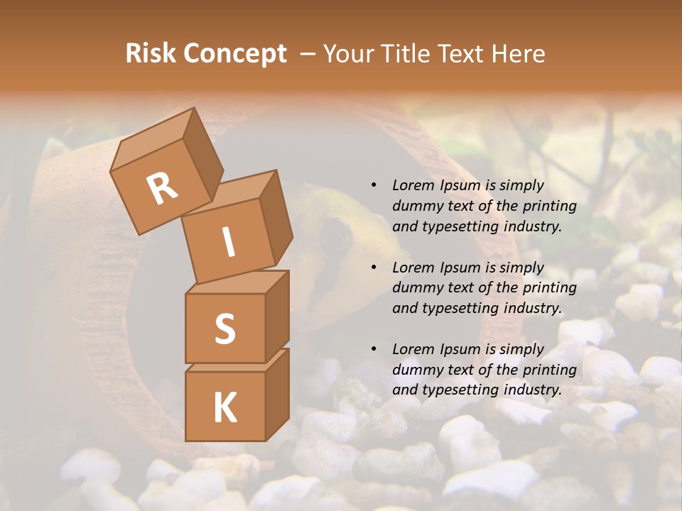 Yellow Fish Cichlid PowerPoint Template