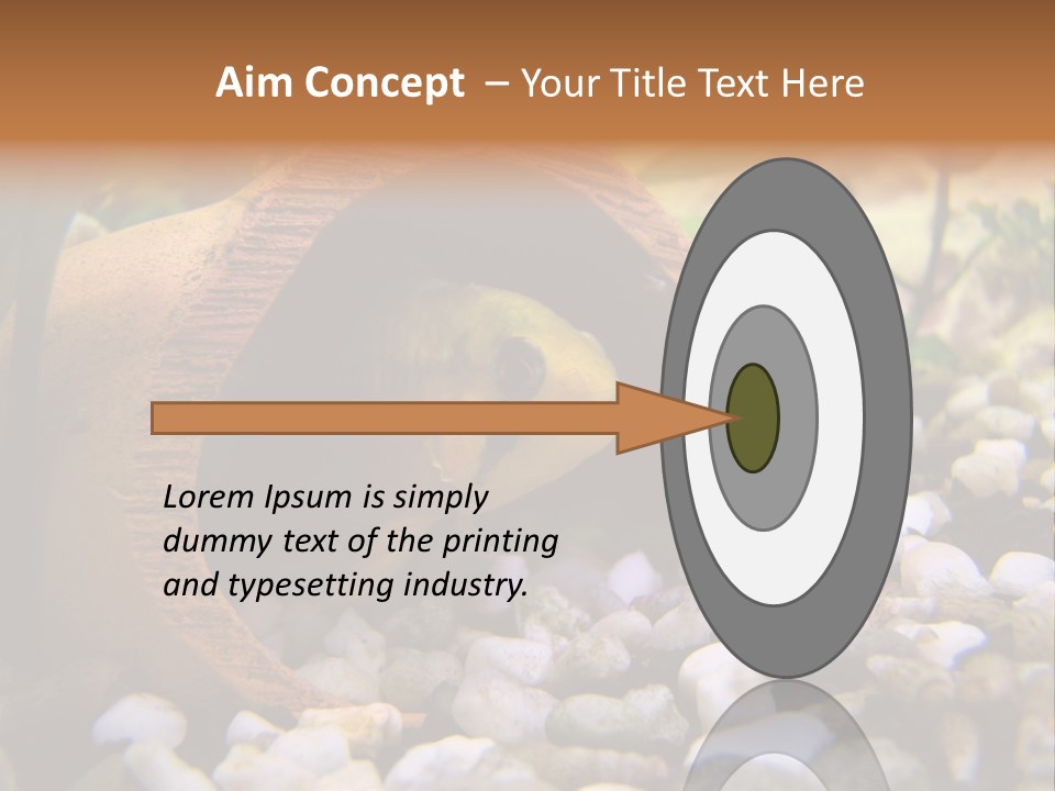 Yellow Fish Cichlid PowerPoint Template