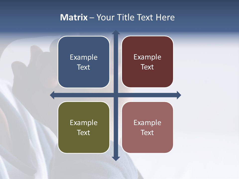 Finger Boy Chin PowerPoint Template