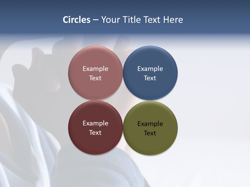 Finger Boy Chin PowerPoint Template