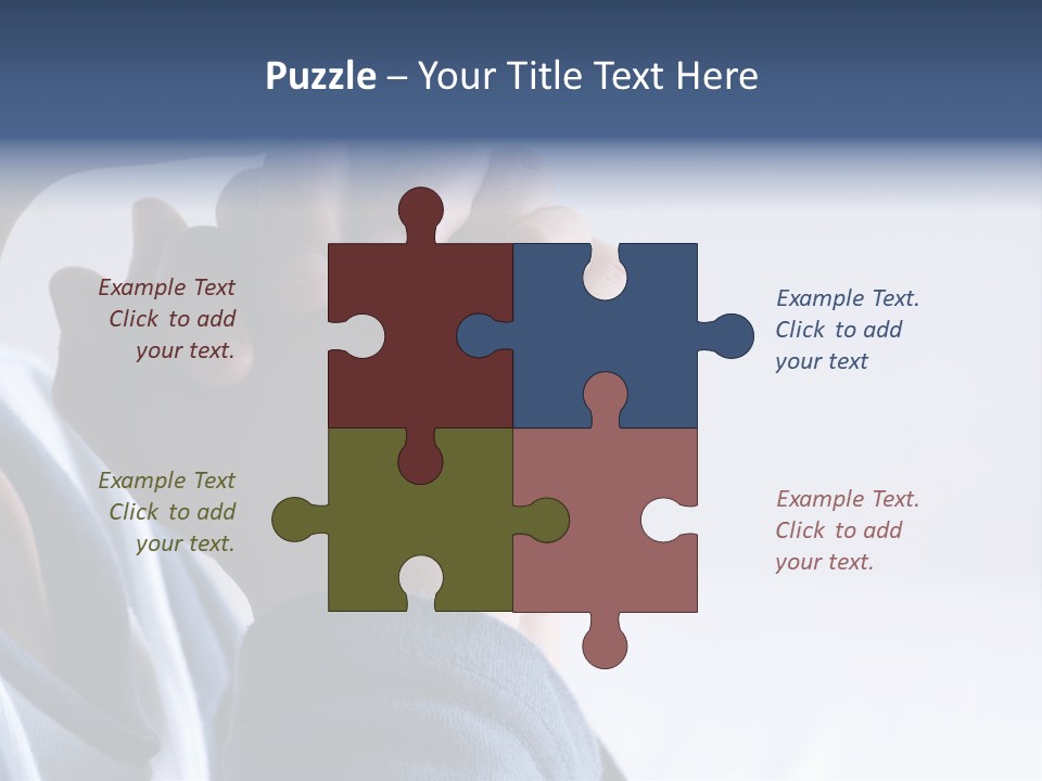 Finger Boy Chin PowerPoint Template