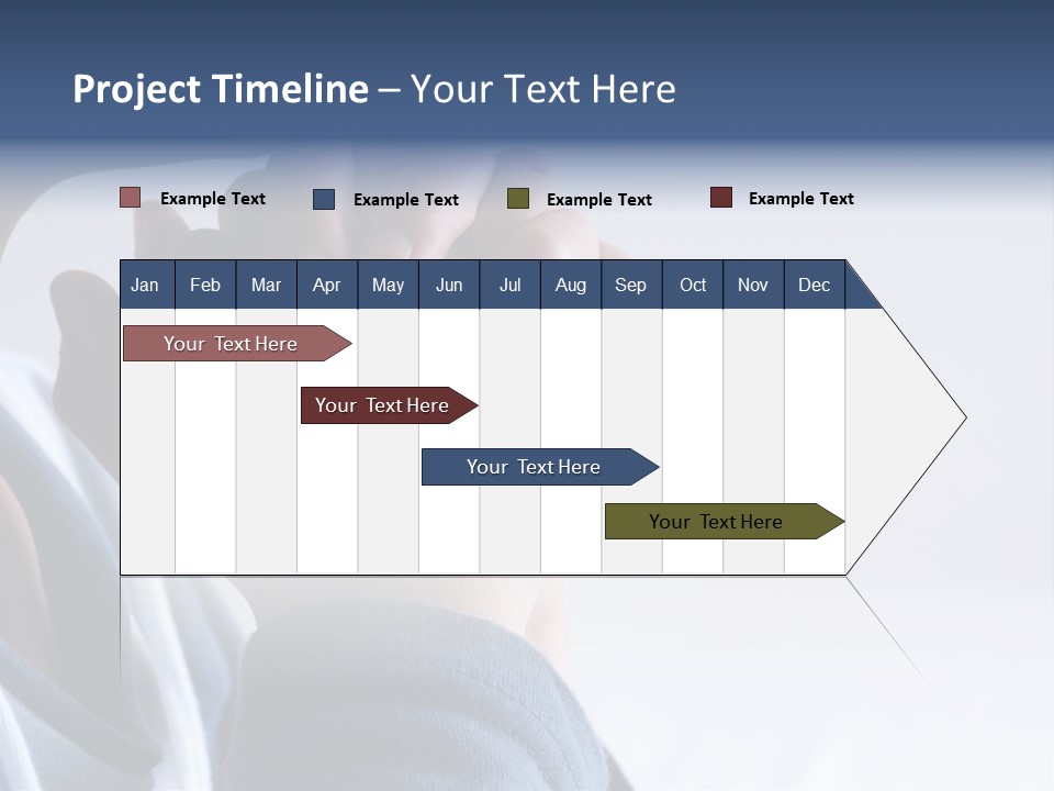 Finger Boy Chin PowerPoint Template